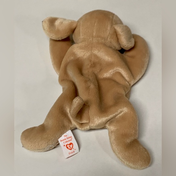 TY BEANIE BABIES Vintage 1998 Fetch the Dog Golden Retriever Stuffed Animal - Picture 7 of 12